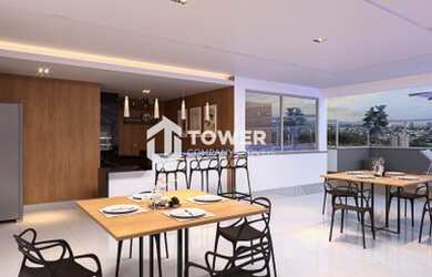 Imagem 2: Apto luxo 59m² de 2 quartos sendo 1 suite, sacada, gás, elevador e lazer completo com pisc