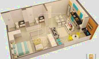 Imagem 6: Apartamento (tipo - padrao) 1 dormitórios, portaria 24hs, salão de festa, salão de jogos