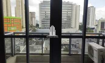 Imagem 6: Sala comercial, Brooklin, esquina com a Av. Sto Amaro. Sala completa, piso elevado com fia