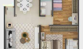 Imagem 2: Apartamento com 2 dormitórios à venda, 77 m² por R$ 450.000,00 - Centro - Cascavel/PR