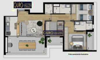 Imagem 5: Apartamento com 3 dormitórios à venda, 79 m² por R$ 845.300,00 - Ipiranga - São Paulo/SP