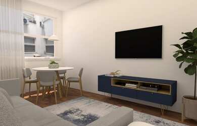 Imagem 2: 2 Quartos Reformado e Mobiliado no Bairro Peixoto, com vaga