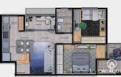 Imagem 2: Apartamento com 2 quartos à venda, 65 m² por R$ 820.000 - Santa Efigênia - Belo Horizonte