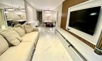 Imagem 6: Apartamento com 4 suítes, varanda gourmet, lazer completo e vista mar em São Vicente