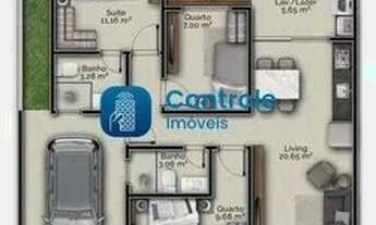 Imagem 2: MP - Casa com 3 dormitórios, suíte e piscina no Vale Verde, Bela Vista/Palhoça