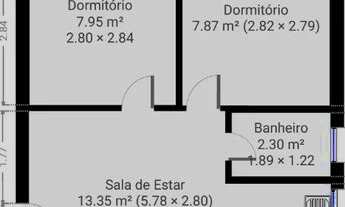 Imagem 2: 2 Quartos, terceiro andar, Natalia lins R$1.100.00, Ao lado do detran