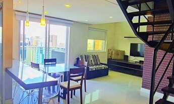 Imagem 2: DUPLEX 1 Suíte piso duplo na sala Lazer semelhante a clube, piscina no terraço