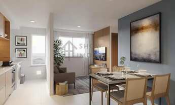 Imagem 2: Apartamento para venda possui 40 metros quadrados com 2 quartos e área de lazer completa