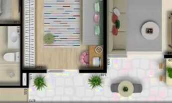 Imagem 3: Apartamento para venda tem 69 metros quadrados com 2 quartos