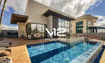 Imagem 2: Casa com 4, sendo 3 suítes quartos para alugar, 540 m² - Alphaville Lagoa dos Ingleses - N