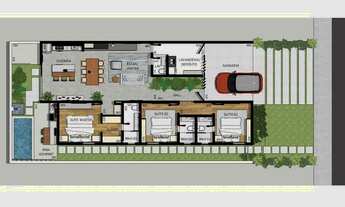 Imagem 4: Condomínio Mosaico 03 Suites/ Espaço gourmet/ Piscina