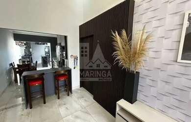 Imagem 4: Casa mobiliada com piscina e 3 suítes no Jd. Oriental em Maringá PR, financiamento, portei