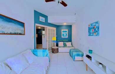 Imagem 6: Apartamento próximo à praia com vista Pitangueiras Guarujá