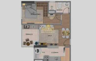 Imagem 6: Alto Padrão Pé Na Areia !! Entrada R$ 61 Mil - Apto 1 Dormt C/Varanda Gourmet