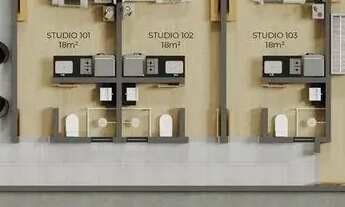 Imagem 3: Flat com 1 dormitório à venda, 18 m² por R$ 219.000,00 - Bessa - João Pessoa/PB