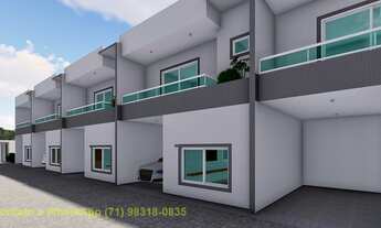 Imagem 2: Casa 4 suítes, 02 vagas, condomínio piscina e quiosque, Lauro de Freitas