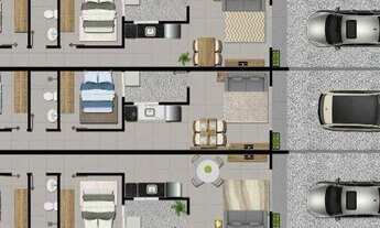 Imagem 3: Casa com 2 dormitórios à venda, 51 m² por R$ 199.000,00 - Jardim Paraíso - Joinville/SC