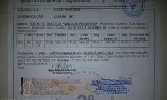 Imagem 2: Terreno para Venda em Cuiabá, Despraiado