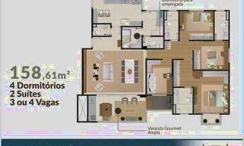 Imagem 4: Altavista Urbanova: Lazer e Sofisticação em um único endereço! 156m2 com 3 suítes!