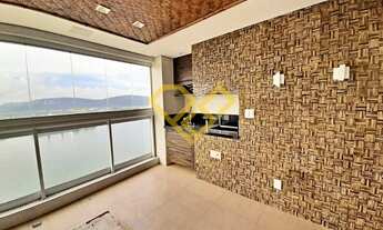 Imagem 4: Ponta da Praia 189m² Vista Mar Varanda Gourmet Lazer Completo 3 Suítes 3 vagas