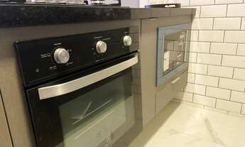 Imagem 5: Flat 2,dormitórios 58 m2. Decoração Nova - Gonzaga - Santos - São Paulo