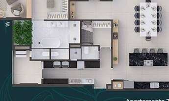 Imagem 7: Apartamento com 4 dormitórios à venda, 287 m² por R$ 2.443.783,00 - Plano Diretor Sul - Pa