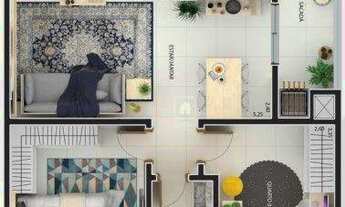 Imagem 7: Apartamento com 2 dormitórios à venda, 52 m² por R$ 270.000,00 - Centro - São José dos Pin