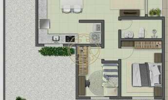 Imagem 7: Apartamento 2 dormitórios no Miringuava em São José dos Pinhais