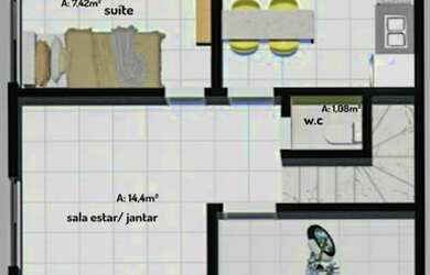 Imagem 4: Casa a para venda Lauro de Freitas, 4/4, 2 suíte, varanda, Projeto moderno, Condomínio co