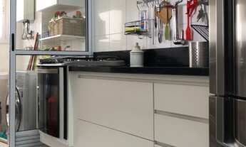 Imagem 2: Lindíssimo apê de 60m2 com 1 quarto suíte, cozinha americana, varanda e 1 vaga coberta