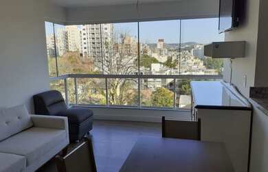 Imagem 2: Apartamento semi-mobiliado novo com 2 dormitórios e 1 vaga