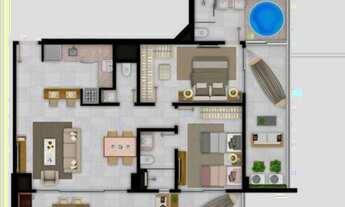 Imagem 6: Life Spa & Gym - 03 Unidades disponíveis de 1/4 - 2/4 + Office e 02 suites ( 02 vagas