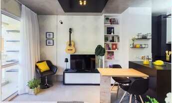 Imagem 7: Studio aberto com dormitório para alugar, 33 m² por R$ 2.797/mês - Panamby - São Paulo/SP