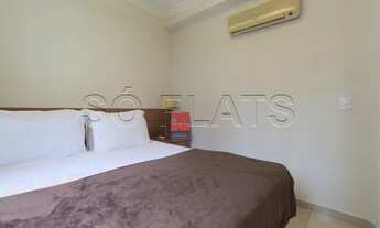 Imagem 4: Flat no Quality Bela Cintra disponível para locação contendo 45m², 2 dorms e 1 vaga de gar