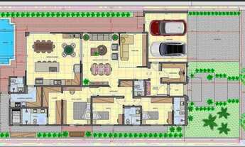 Imagem 7: Casa com 3 dormitórios à venda, 244 m² por R$ 3.200.000,00 - Residencial Quinta do Golfe