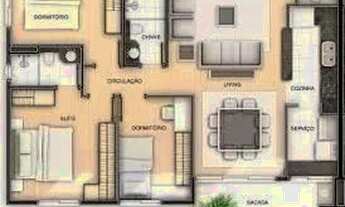 Imagem 2: Apartamento para Venda em Itajaí, Vila Operária, 3 dormitórios, 1 suíte, 2 banheiros, 2 va