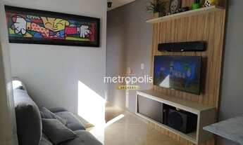 Imagem 2: Cobertura com 2 dormitórios para alugar, 94 m² por R$ 2.910,00/mês - Campestre - Santo And