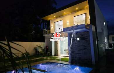 Imagem 5: Alphaville Manaus 4 - Alphaville 4 / Casa duplex com 4 quartos sendo 3 suítes todas com cl