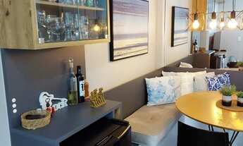 Imagem 2: Apartamento finamente decorado no Itacorubi, com 02 vagas de garagem e hobby box, andar al