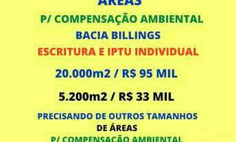 Imagem: Áreas p/ Compensação Ambiental Bacia