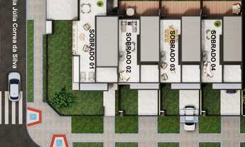 Imagem 6: Triplex com terraço gourmet 3 suítes com amplo jardim ensolarado no Sáo Braz Santa Felicid