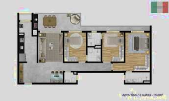 Imagem 2: Maderá Granja Viana - Entrega em Julho de 2022 - 109m² Útil