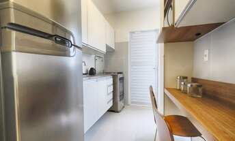 Imagem 2: A casa de condomínio duplex no bairro Vale do Gavião possui 100 metros quadrados