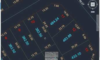 Imagem 4: Lote rosa dos ventos contra esquina da avenida do centro do setor