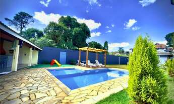 Imagem: Casa nova e térrea, 3 dormitórios sendo