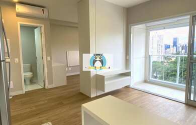 Imagem 6: Ap. 37m2, 01 dorm., semimobiliado, ar cond., varanda, 01 vaga, 1ª locação