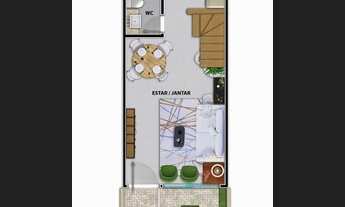 Imagem 4: Casa Duplex em Condomínio Fechado em Nova Parnamirim - 2 e 3/4 Suíte