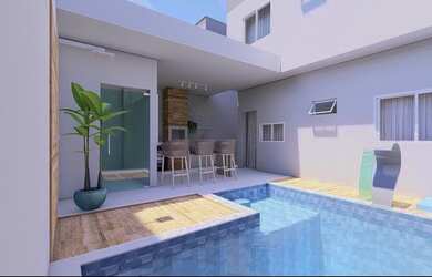 Imagem 2: Casa solta para venda com 04 suítes, em condomínio fechado- Buraquinho/ Lauro de Freitas