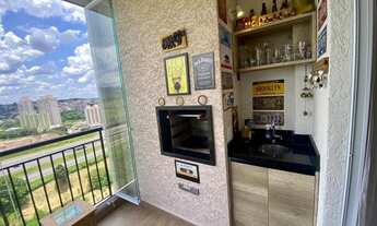 Imagem 2: Apartamento mobiliado para venda possui 67 m2 com 2 quartos- 1 suíte- 1 vaga- Lazer comple