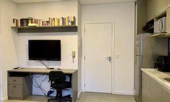 Imagem 2: Apartamento com 1 dormitório para locação no Brooklin. Totalmente mobiliado, pronto para m